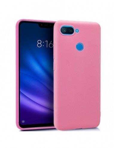Funda gel TPU Xiaomi Mi 8 Lite rosa
