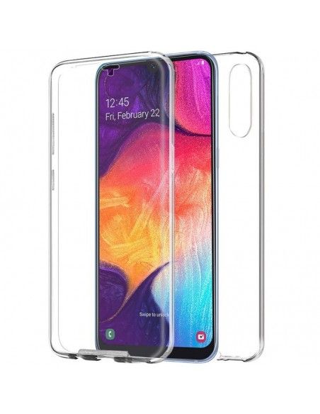 Funda gel TPU 3D Samsung A505 Galaxy A50 / A30s transparente (Frontal + trasera)