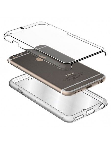 Funda gel TPU 3D Xiaomi Redmi 7 transparente (Frontal + trasera)