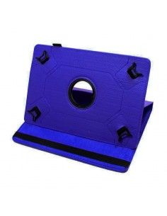 Funda soporte giratorio universal tablet 10" pulgadas azul 2