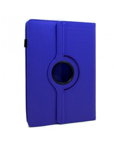 Funda soporte giratorio universal tablet 10" pulgadas azul