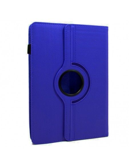 Funda soporte giratorio universal tablet 10" pulgadas azul