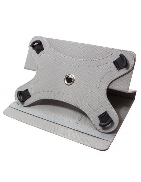 Funda soporte giratorio universal tablets 7'' pulgadas polipiel rosa