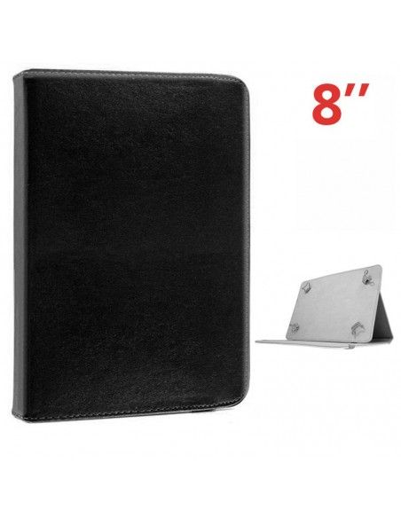 Funda soporte universal tablets 8'' pulgadas negra