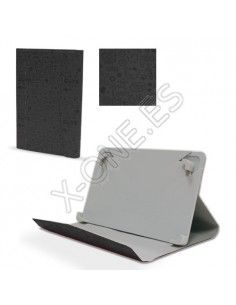 Funda soporte universal tablets 9'' pulgadas diseño Drawing negra 2