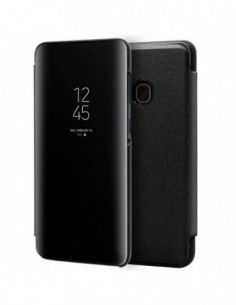 Funda libro soporte Samsung A202 Galaxy A20e Clear View negra
