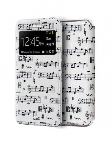 Funda libro soporte TPU Xiaomi Mi 9 SE diseño Música