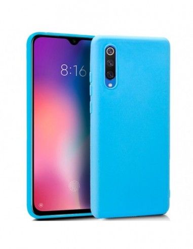 Funda gel TPU Xiaomi Mi 9 SE celeste
