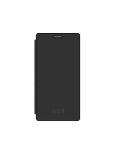 Funda libro soporte carcasa original Airis TM45L negra