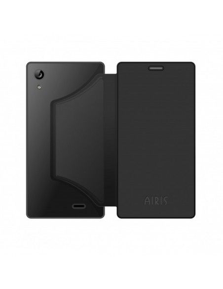 Funda libro soporte carcasa original Airis TM51Q negra