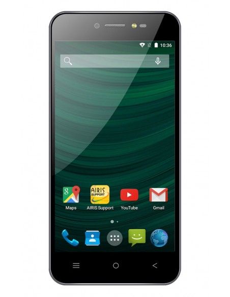 Funda libro soporte carcasa original Airis TM5HL negra