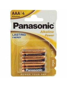 Paquete de 4 pilas alcalinas AAA LR03 1,5V