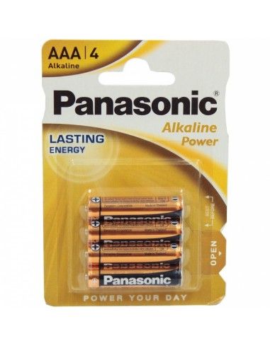 Paquete de 4 pilas alcalinas AAA LR03 1,5V