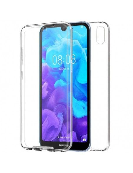 Funda gel TPU 3D Huawei Y5 (2019) transparente (Frontal + trasera)