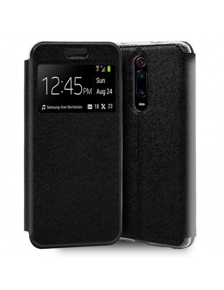 Funda libro soporte TPU Xiaomi Mi 9T / Mi 9T Pro negra