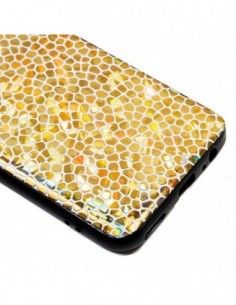 Carcasa TPU brillo Xiaomi Redmi Note 7 / Note 7 Pro mosaico dorado 2