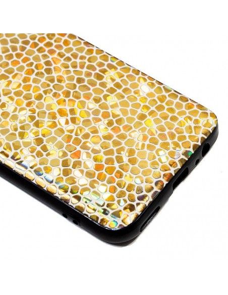 Carcasa TPU brillo Xiaomi Redmi Note 7 / Note 7 Pro mosaico dorado
