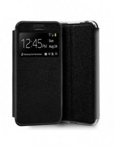 Funda libro soporte TPU Huawei Y5 (2019) negra 2