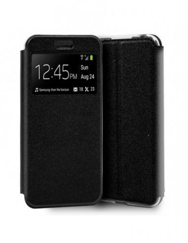 Funda libro soporte TPU Huawei Y5 (2019) negra