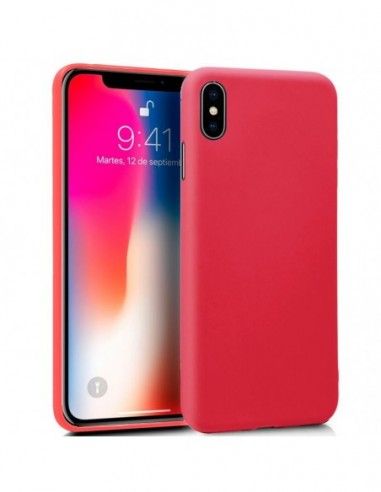 Funda gel TPU iPhone X / iPhone XS roja