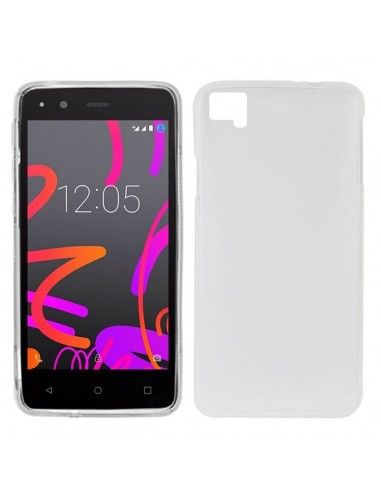 Funda gel TPU mate BQ Aquaris M4.5 / A4.5 transparente