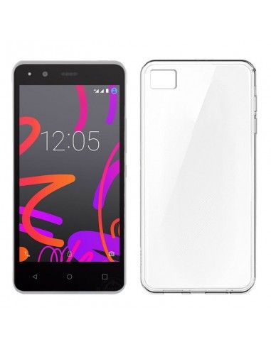 Funda gel TPU fino BQ Aquaris M4.5 / A4.5 transparente