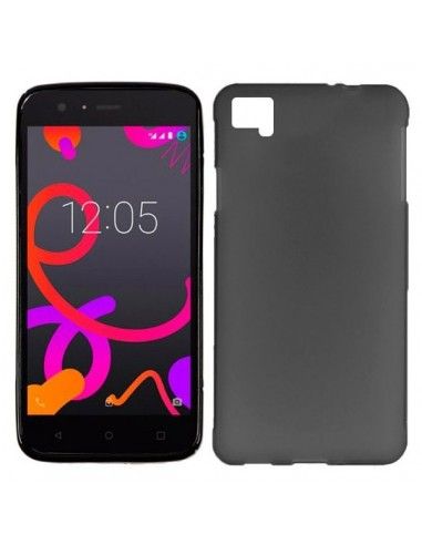 Funda gel TPU BQ Aquaris M5 negra