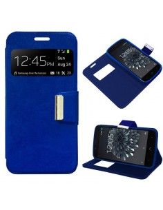 Funda libro soporte TPU BQ Aquaris X5 Plus azul