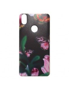 Carcasa TPU BQ Aquaris X / X Pro diseño Negra Mariposas