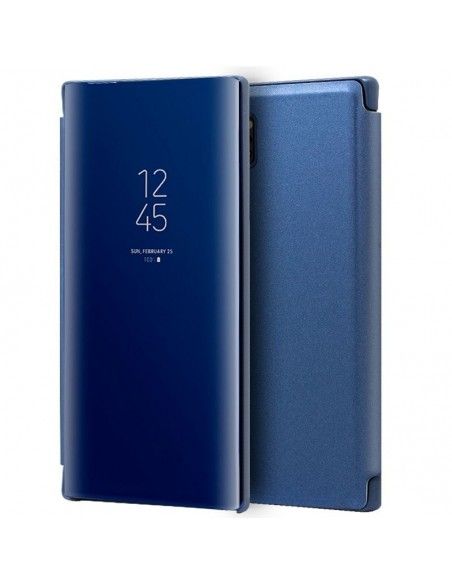Funda libro soporte Samsung N975 Galaxy Note 10 Plus Clear View azul