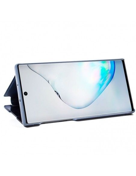 Funda libro soporte Samsung N975 Galaxy Note 10 Plus Clear View azul