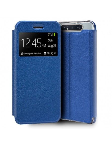 Funda libro soporte TPU Samsung A805 Galaxy A80 azul