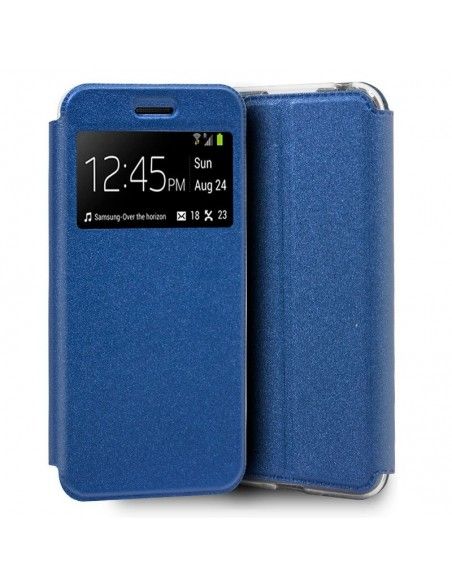 Funda libro soporte TPU Samsung A105 Galaxy A10 azul