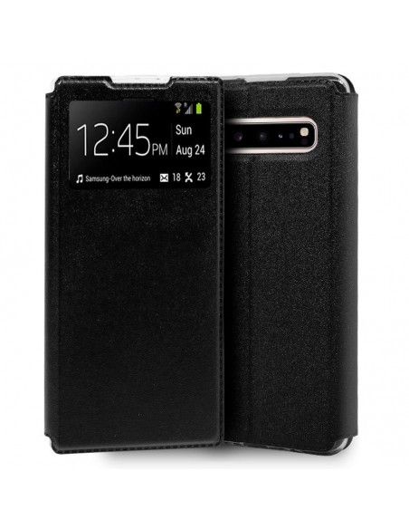 Funda libro soporte TPU Samsung G977 Galaxy S10 5G negra