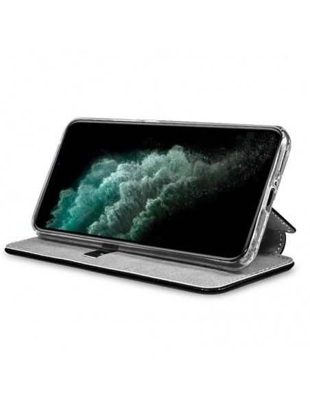 Funda libro soporte TPU iPhone 11 Pro Max diseño Cruces