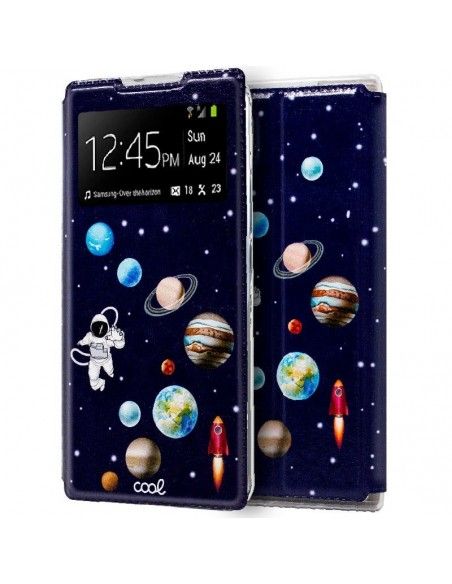 Funda libro soporte TPU Samsung N975 Galaxy Note 10 Plus diseño Astronauta