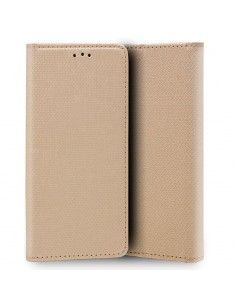 Funda libro cartera soporte TPU Huawei Y5 (2019) beige