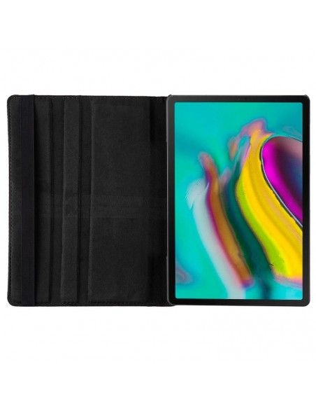 Funda soporte giratorio Samsung Galaxy Tab S5e 10,5 pulgadas (T720-T725) polipiel negra