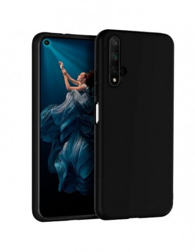 Funda gel TPU Huawei Nova 5T / Honor 20 negra