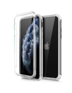 Funda gel TPU 3D iPhone 11 Pro transparente (Frontal + trasera)