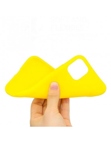 Funda gel TPU iPhone 11 Pro amarilla