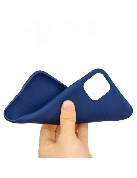 Funda gel TPU iPhone 11 Pro azul marino