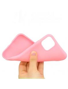 Funda gel TPU iPhone 11 Pro rosa claro 2