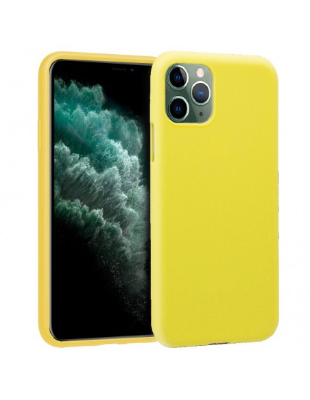 Funda gel TPU iPhone 11 Pro Max amarilla