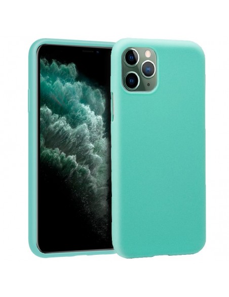 Funda gel TPU iPhone 11 Pro Max verde menta