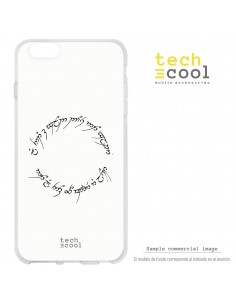 Carcasa TPU transparente Samsung G973 Galaxy S10 diseño Anillo fondo blanco