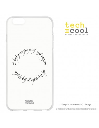 Carcasa TPU transparente Samsung G973 Galaxy S10 diseño Anillo fondo blanco