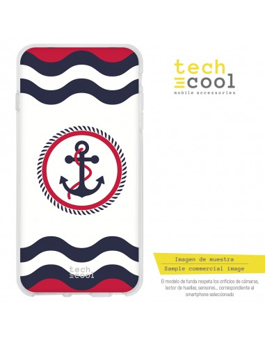 Carcasa TPU Apple iPhone X / iPhone XS diseño Ancla marinera