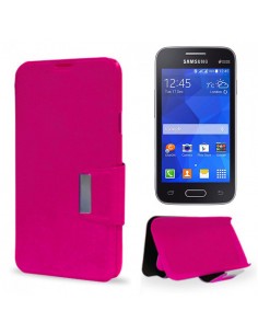 Funda libro soporte carcasa Samsung Galaxy Ace 4 Lite / Trend 2 (G313) rosa