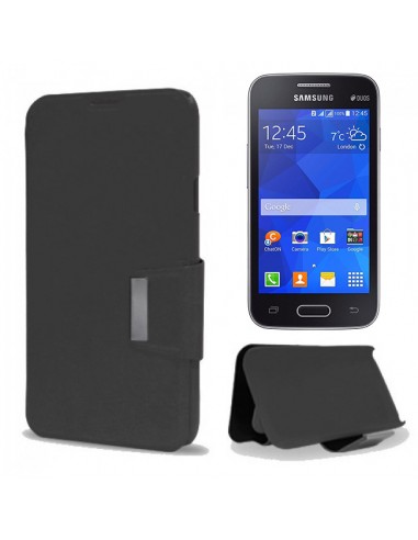 Funda libro soporte carcasa Samsung Galaxy Ace 4 Lite / Trend 2 (G313) negra